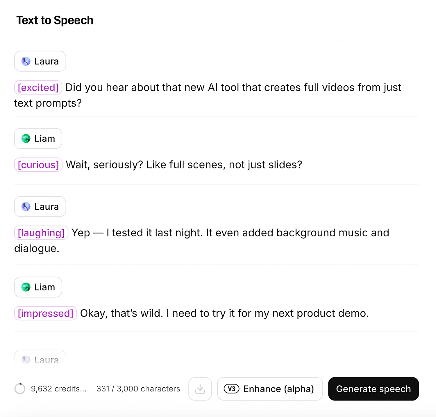 Elevenlabs Multi Speaker Dialogue