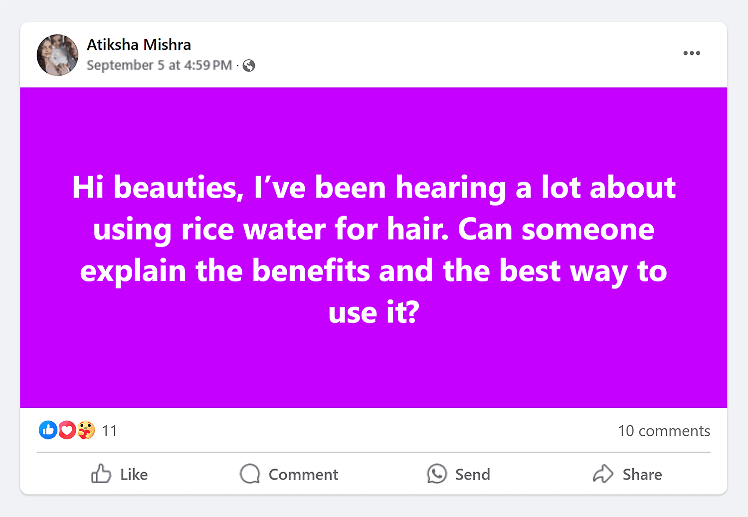 Facebook groups – Rice water Facebook Groups Rice Water