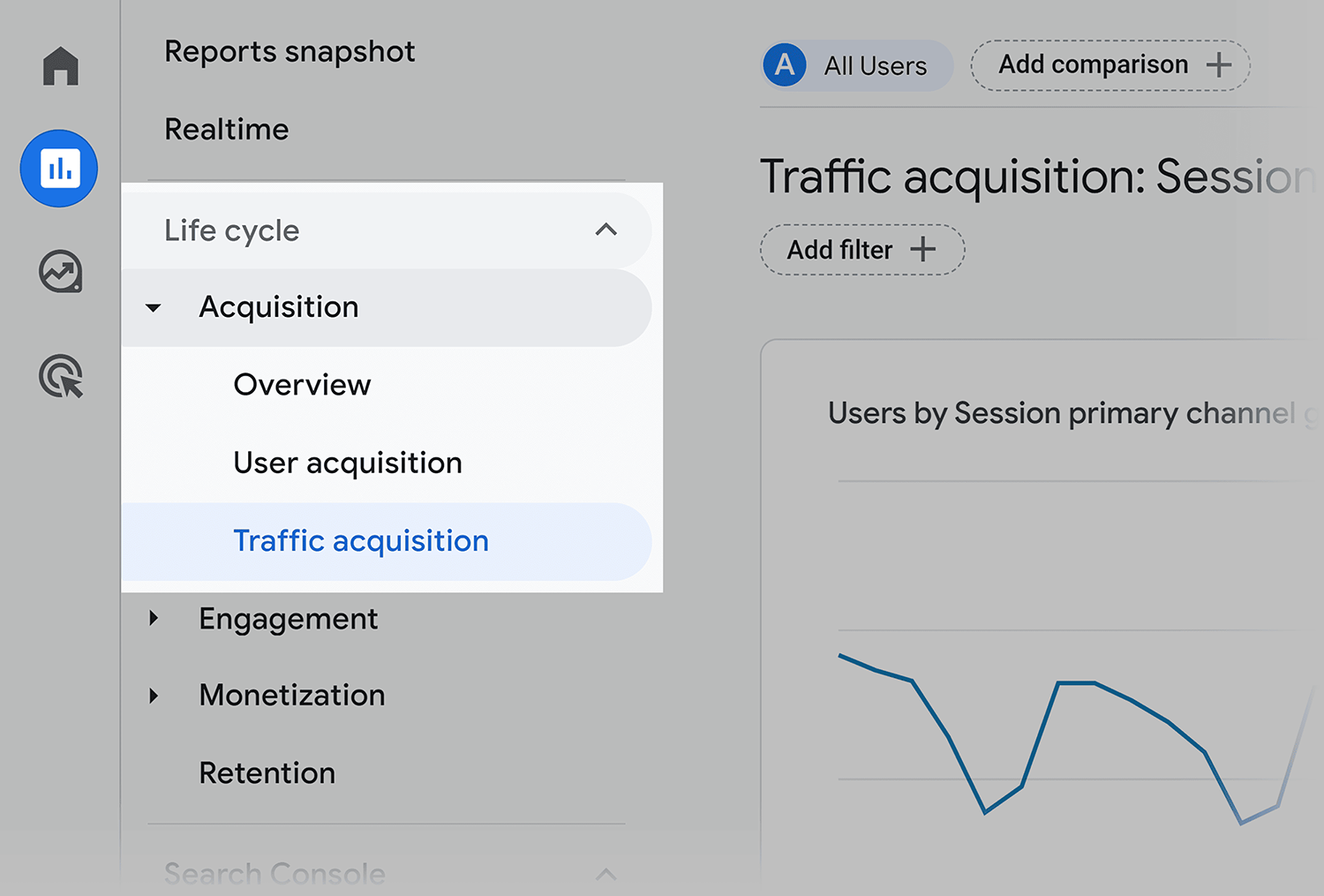 Ga4 Reports Traffic Acquisition