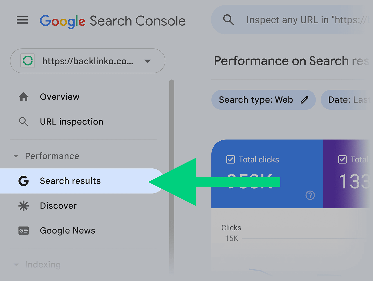 Google Search Console – Performance – Search Results Google Search Console Performance Search Result