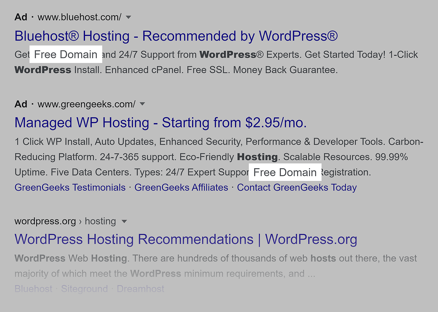 Google SERP Ad Google Serp Advert