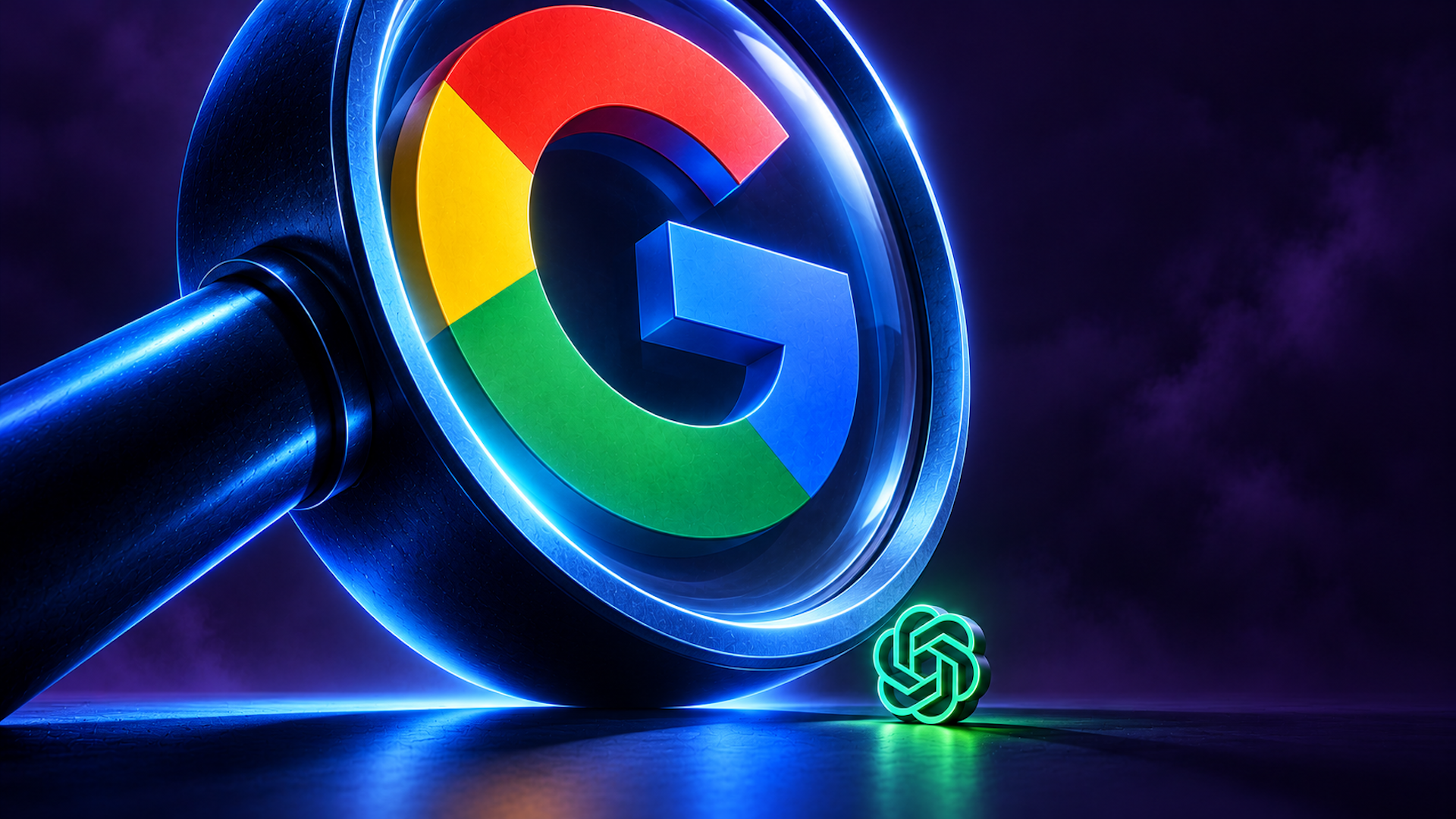 Gráfico de Search Engine Land que compara el tráfico de Google y de ChatGPT