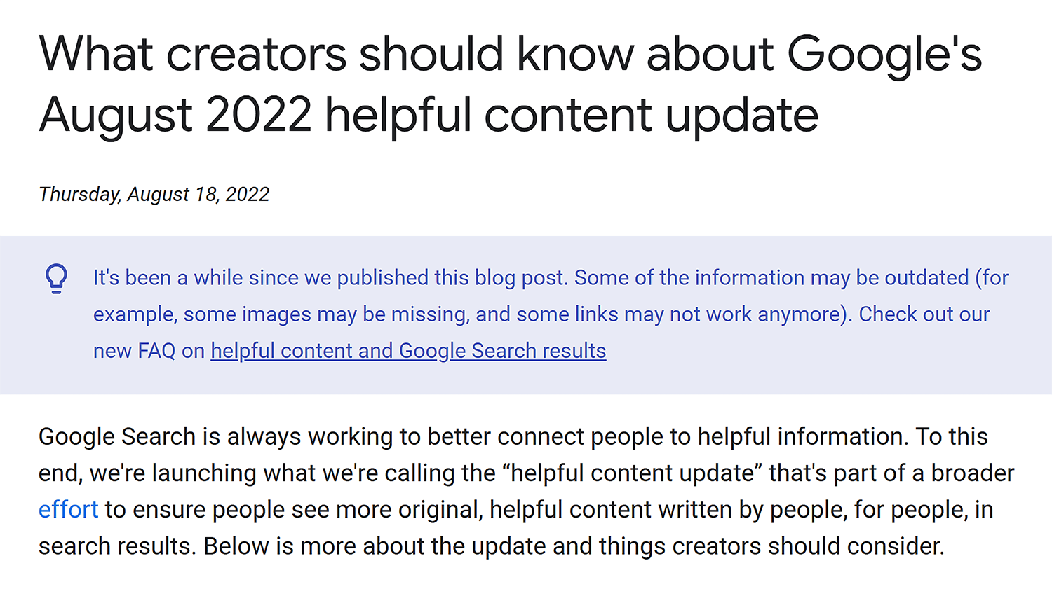 Gsc Helpful Content Update