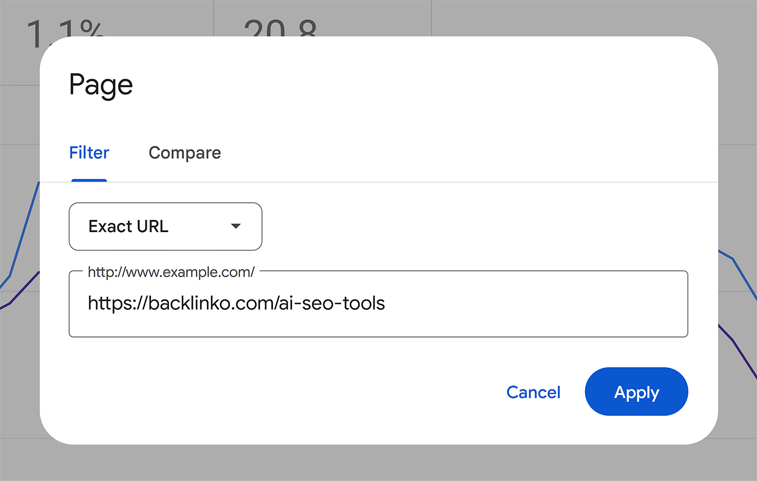 GSC – Performance report – Add page filter Gsc Performance Report Add Page Filter