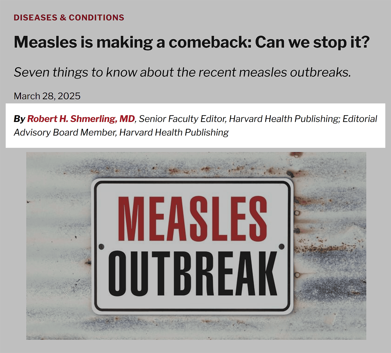 Harvard Health Publishing Content Creators