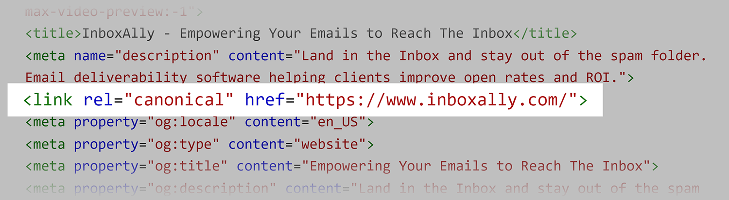 Inboxally Canonical Tag