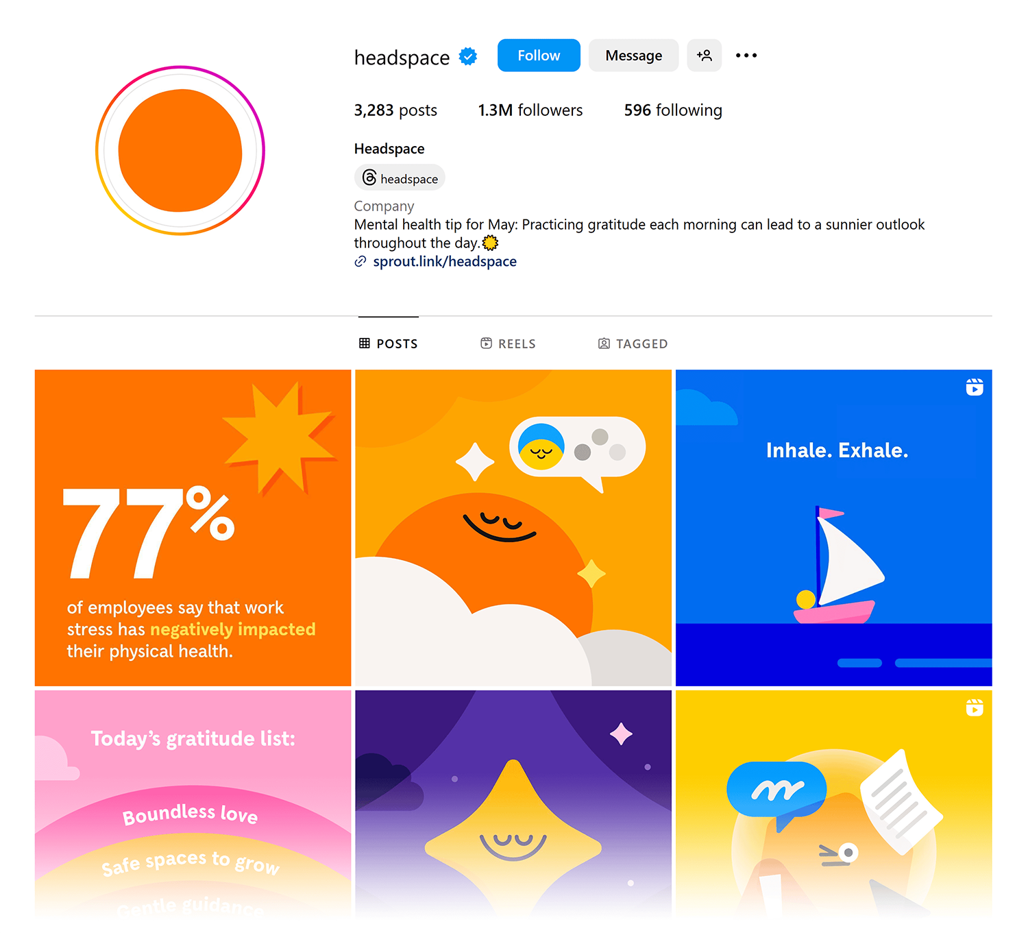 Instagram Headspace