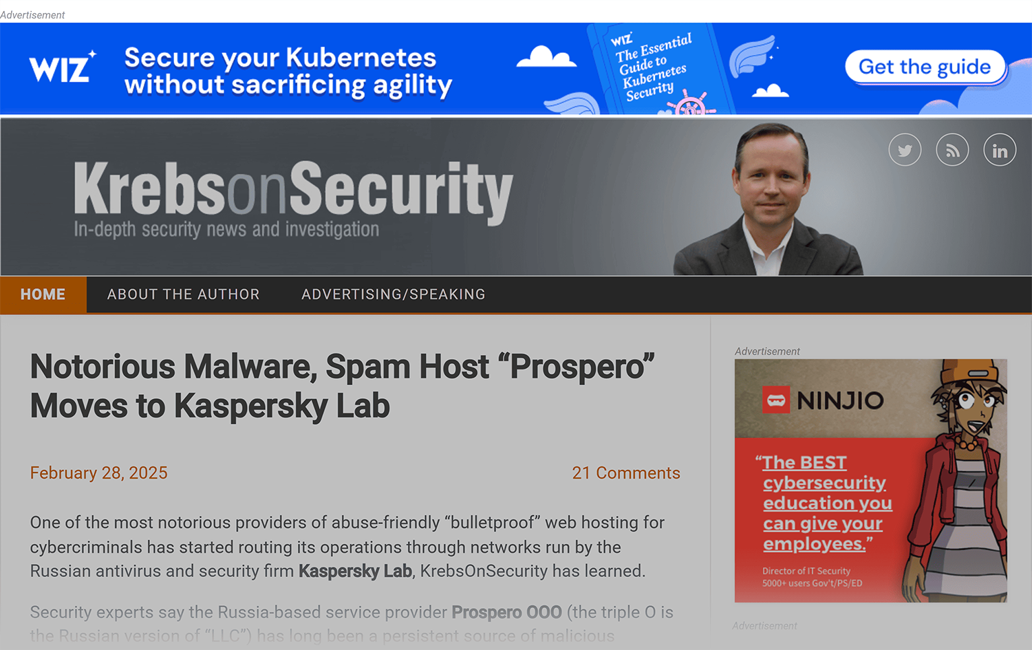 Kerbson Security – Banner Ad Kerbson Security Banner Ad