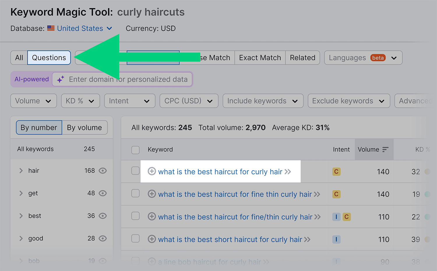 Keyword Magic Tool – Curly haircuts – Questions Keyword Magic Tool Curly Haircuts Questions