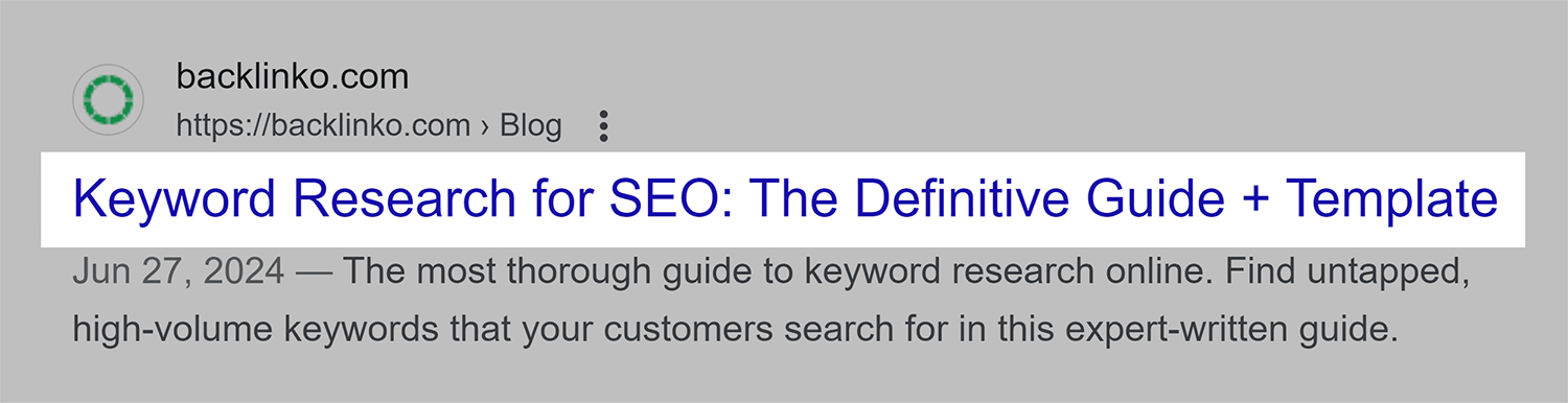 Keyword Research – Post – Title tag Keyword Research Post Title Tag