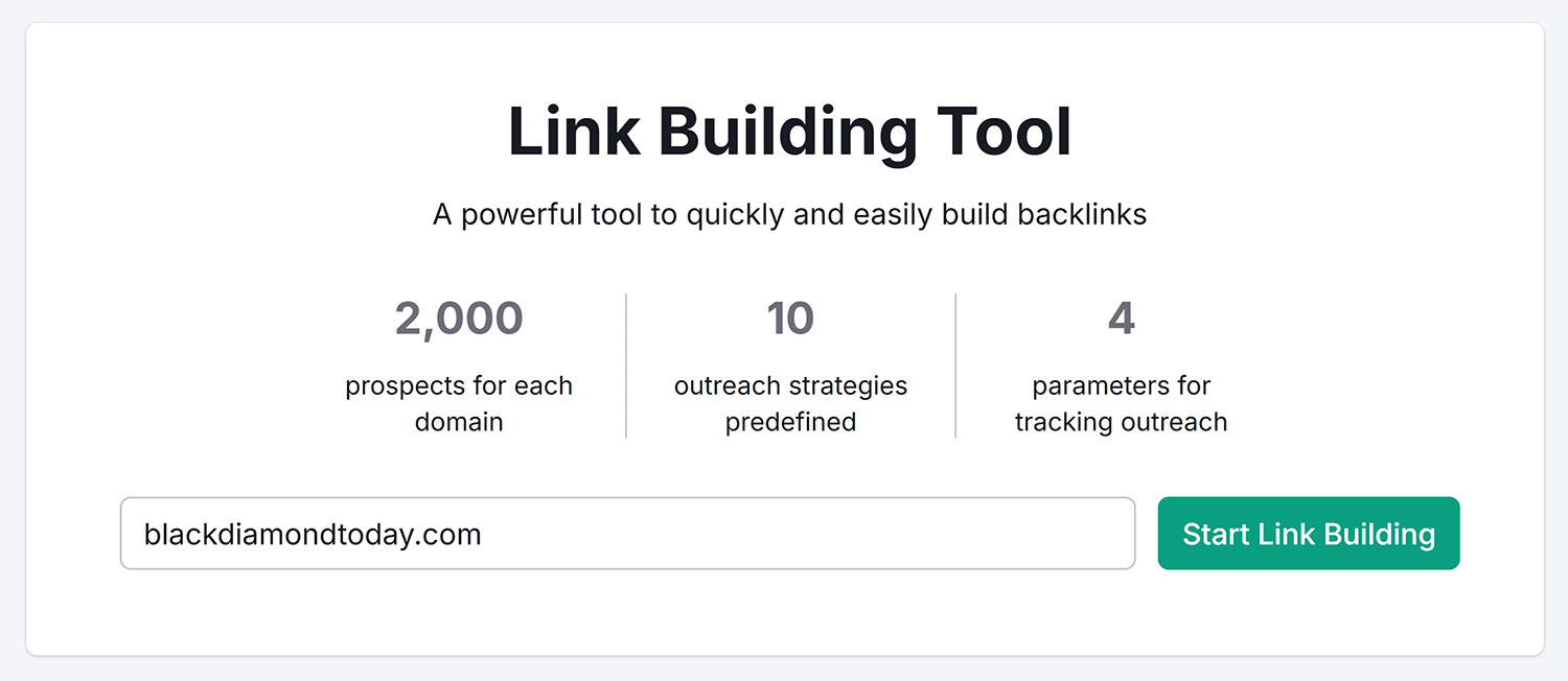 Link Building – Black Diamond Today – Search Link Building Tool Blackdiamondtoday Search