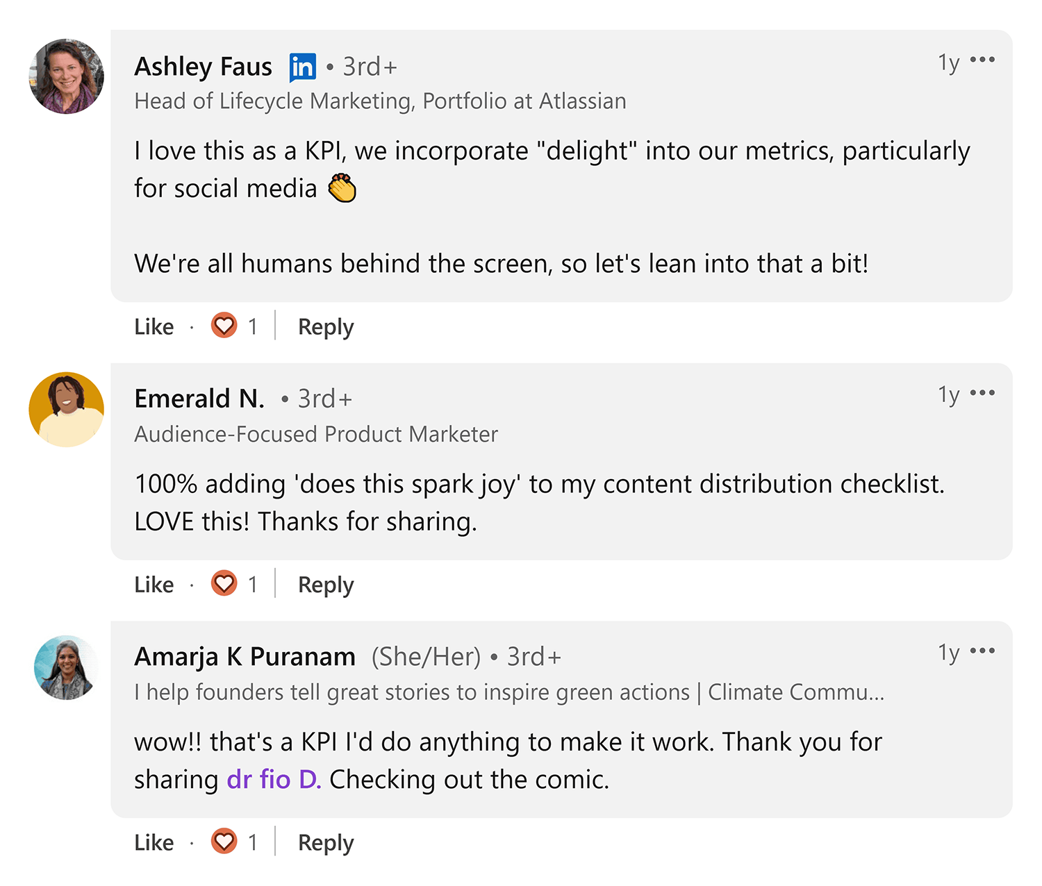 Linkedin Fio Dosetto Comments