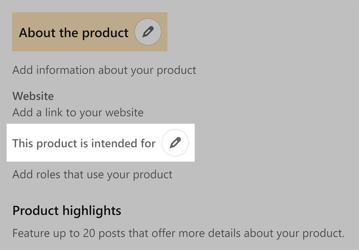 Linkedin Product Audience