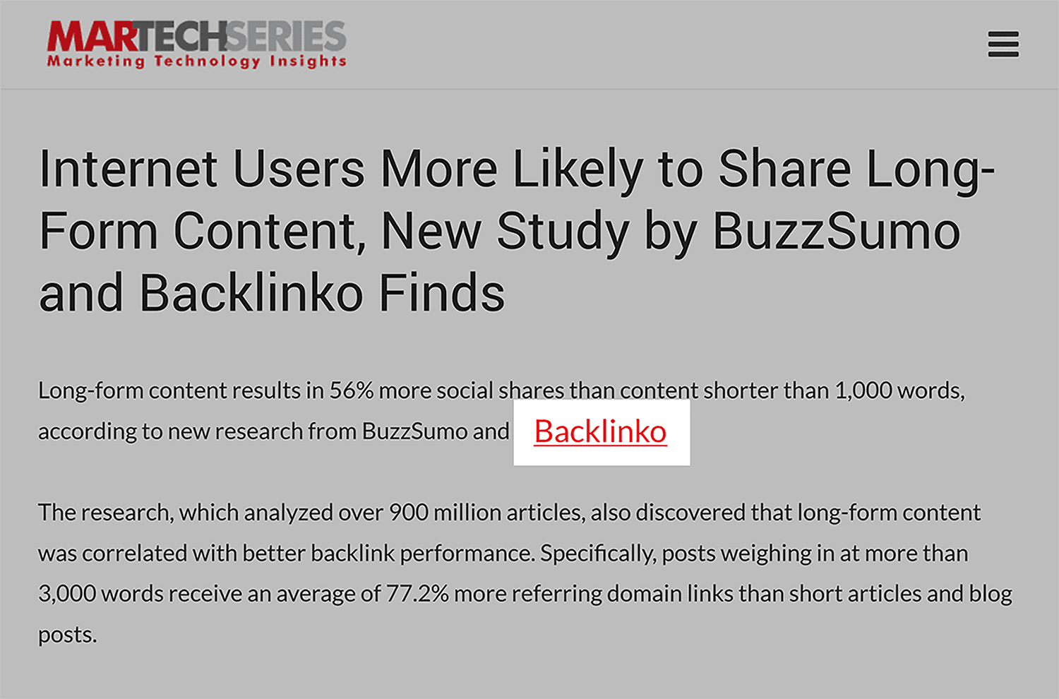 Mar Tech Series Backlink