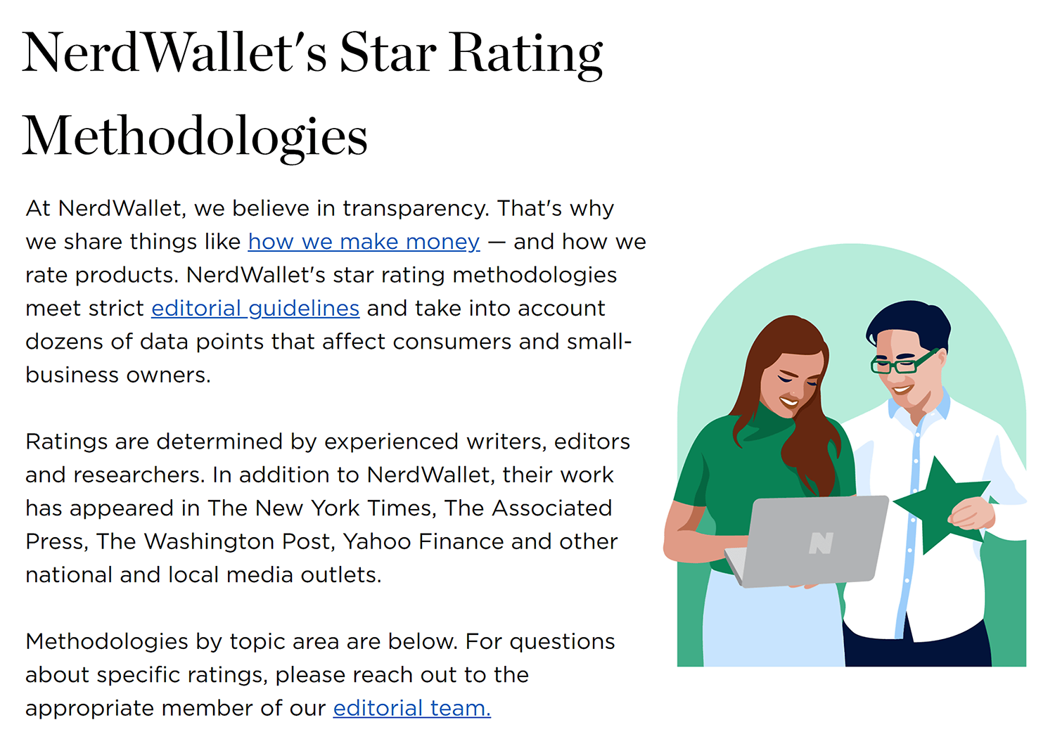 Nerdwallet Rating Methodologies