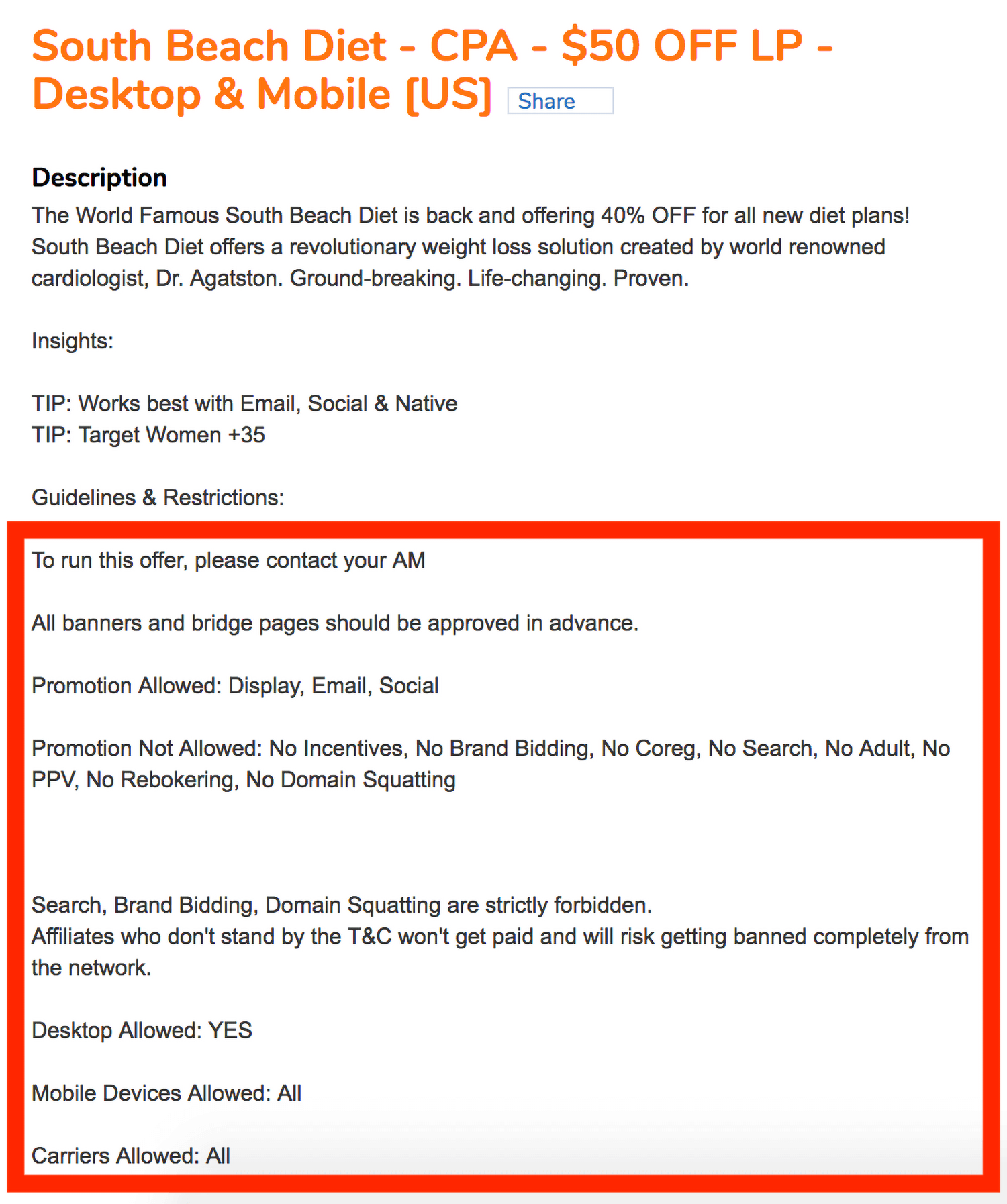 Offervault Listing Details
