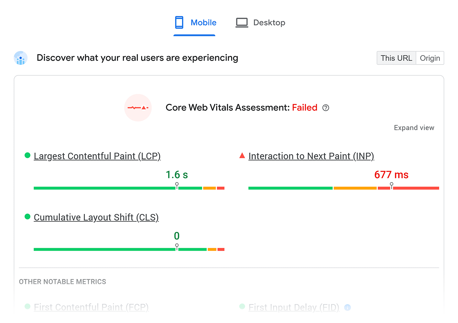 Pagespeed Insights Backlinko