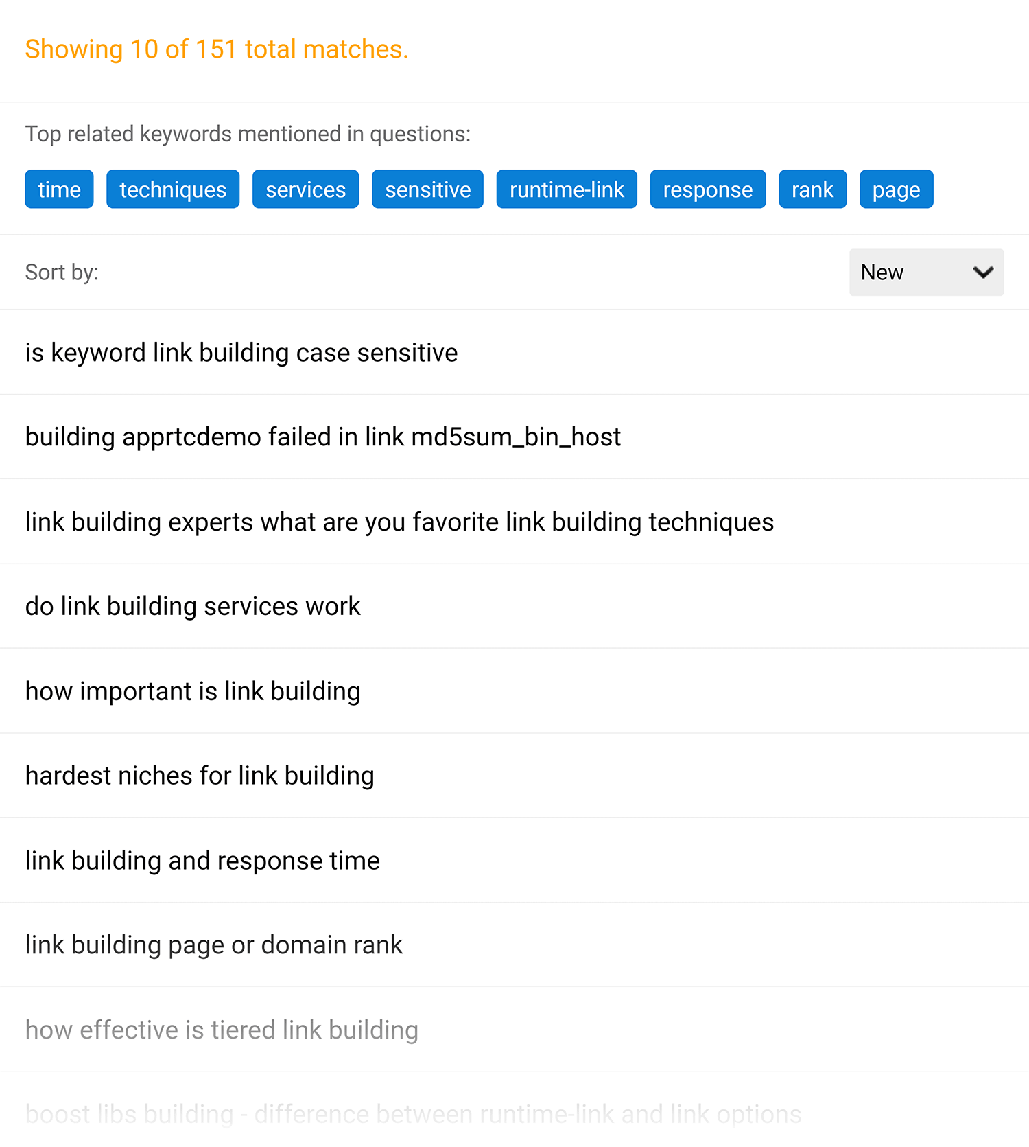 QuestionDB – Link building search Questiondb Link Building Search