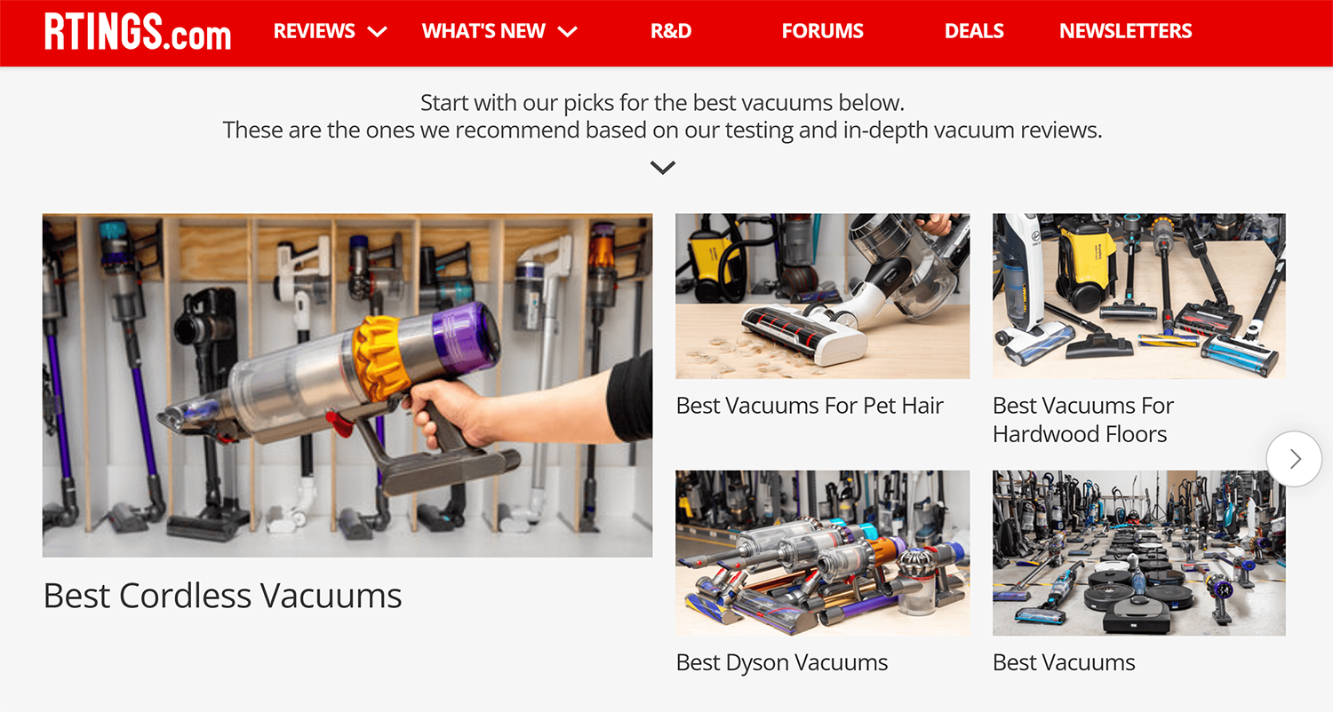 RTING – Vacuums Rtings Vacuums