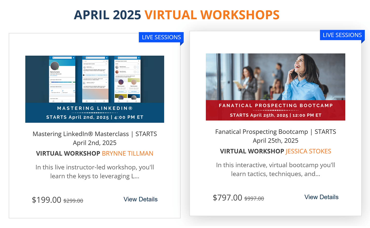 Salesgravy – Virtual Workshops Salesgravy Virtual Workshops