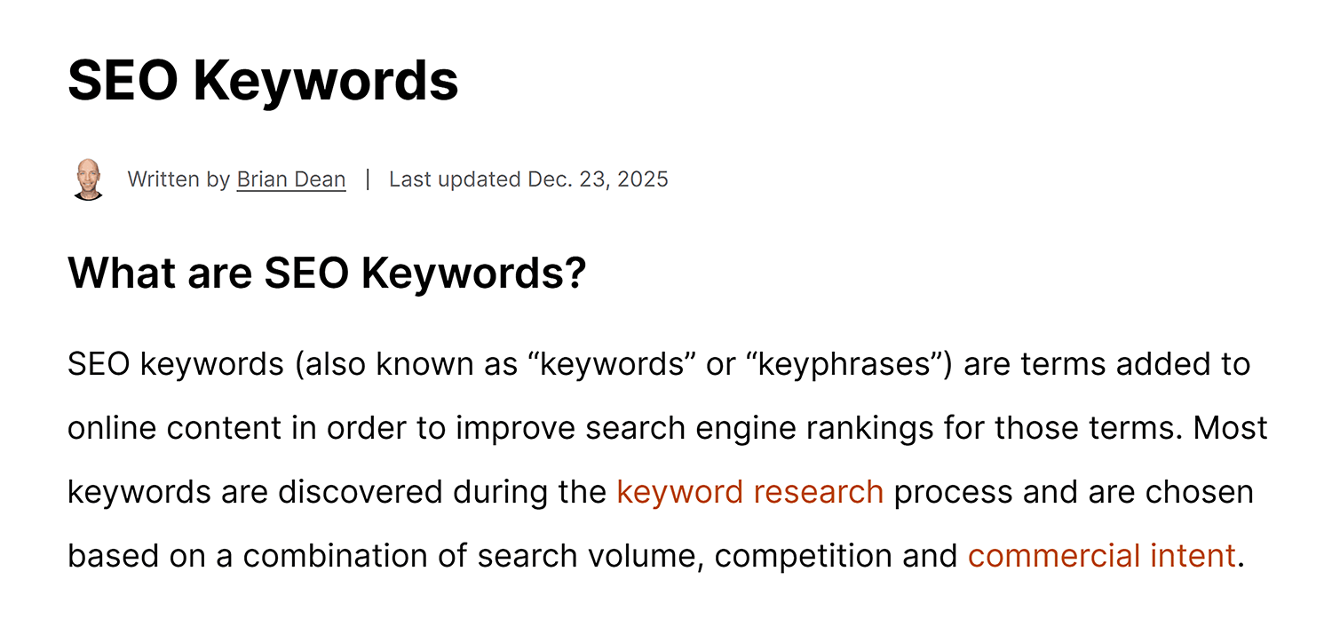 SEO keywords – Intro Seo Keywords Intro