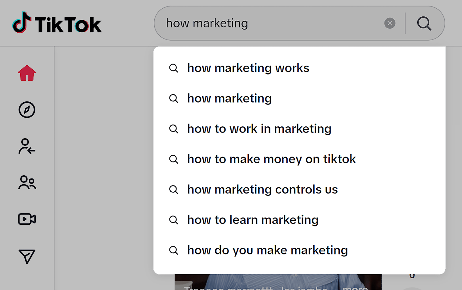 TikTok – Search bar – How marketing Tiktok Search Bar How Marketing