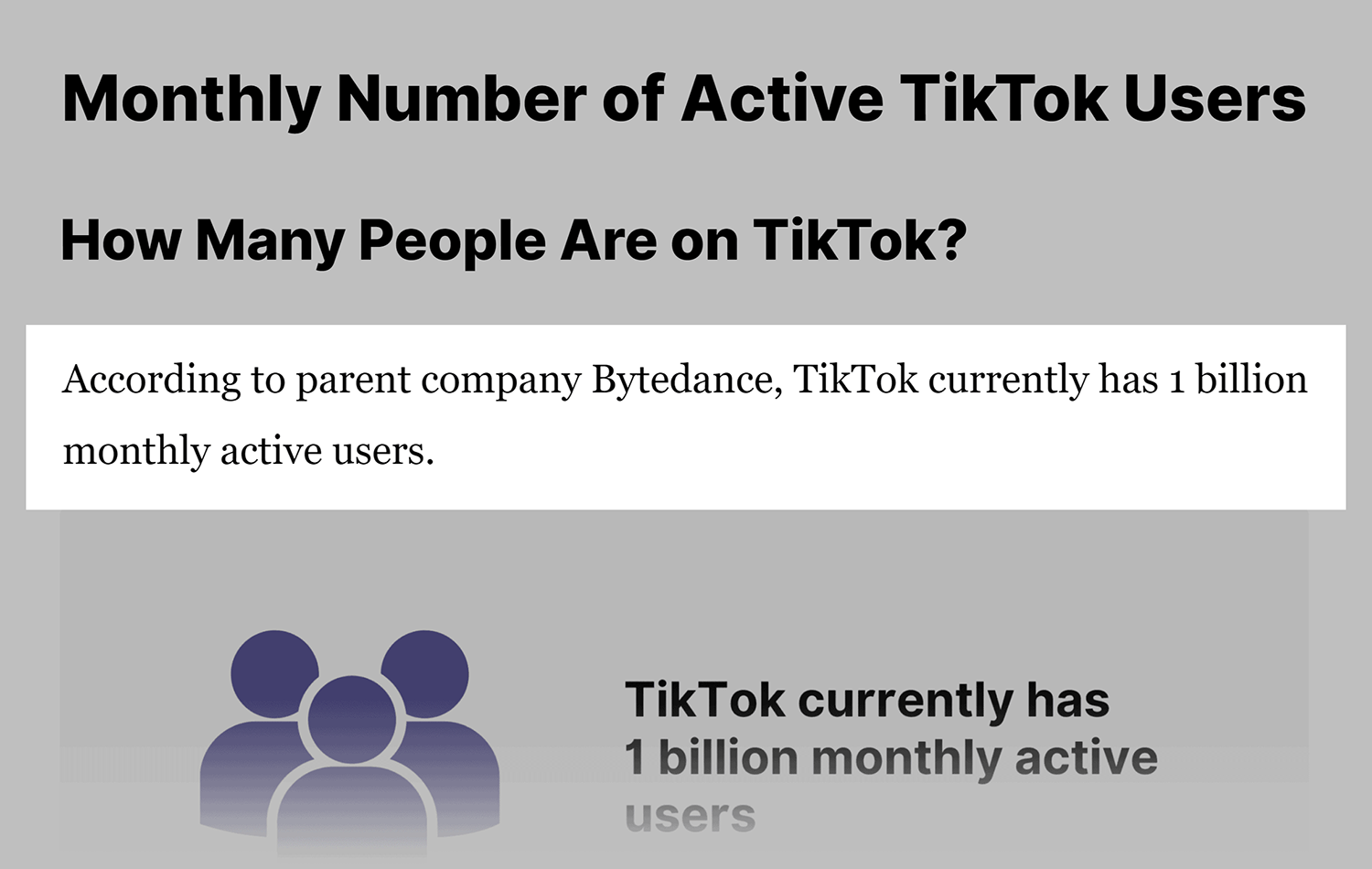 Answer below subheading Tiktok Users Crunchy Stat
