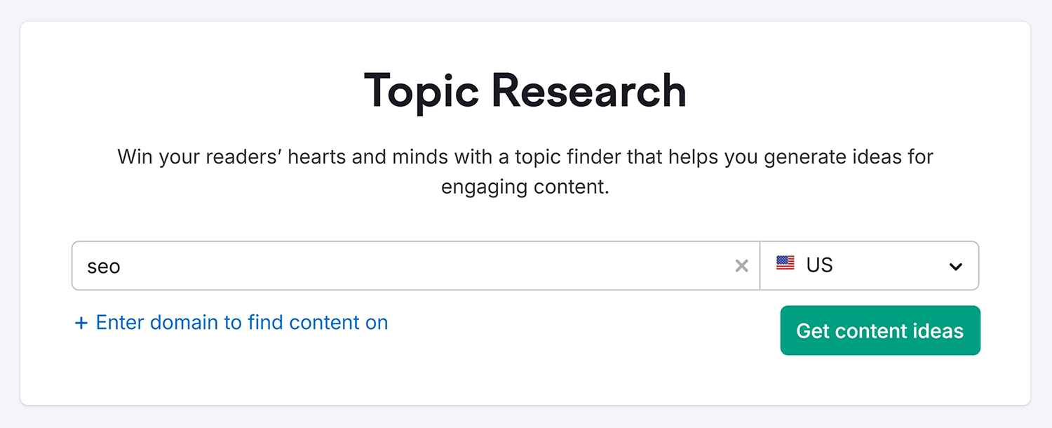Topic Research Search Seo