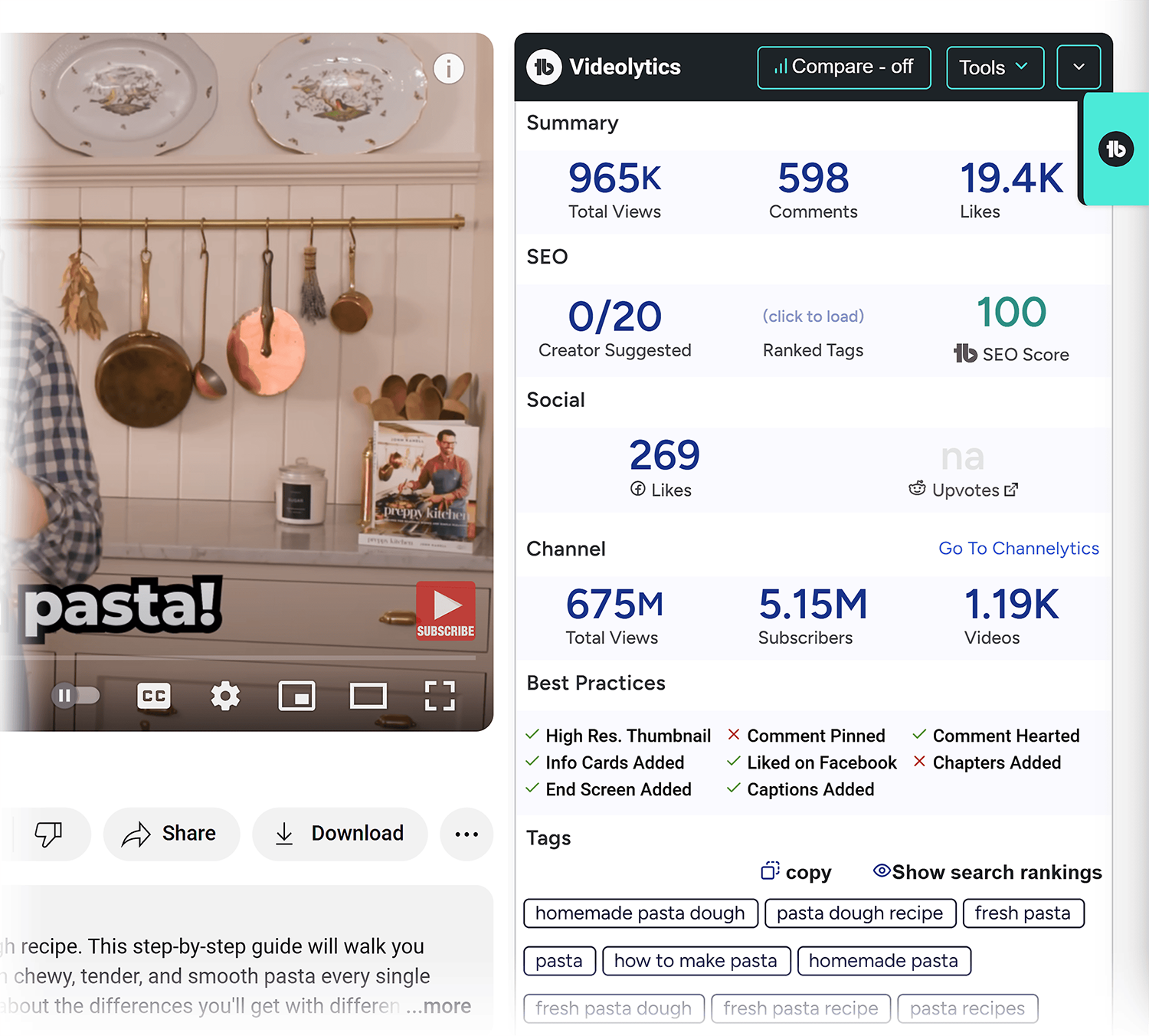 Tubebuddy Video Report