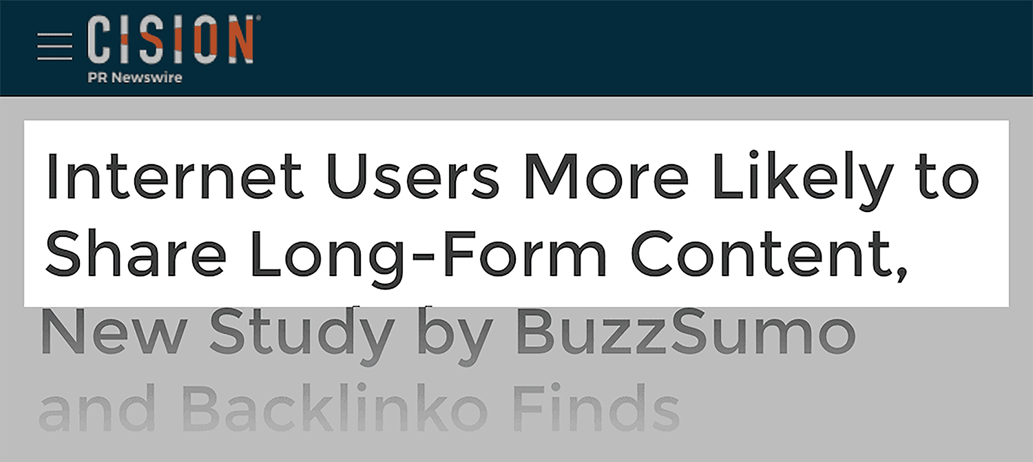 Users More Likely To Share Long Form Content 1