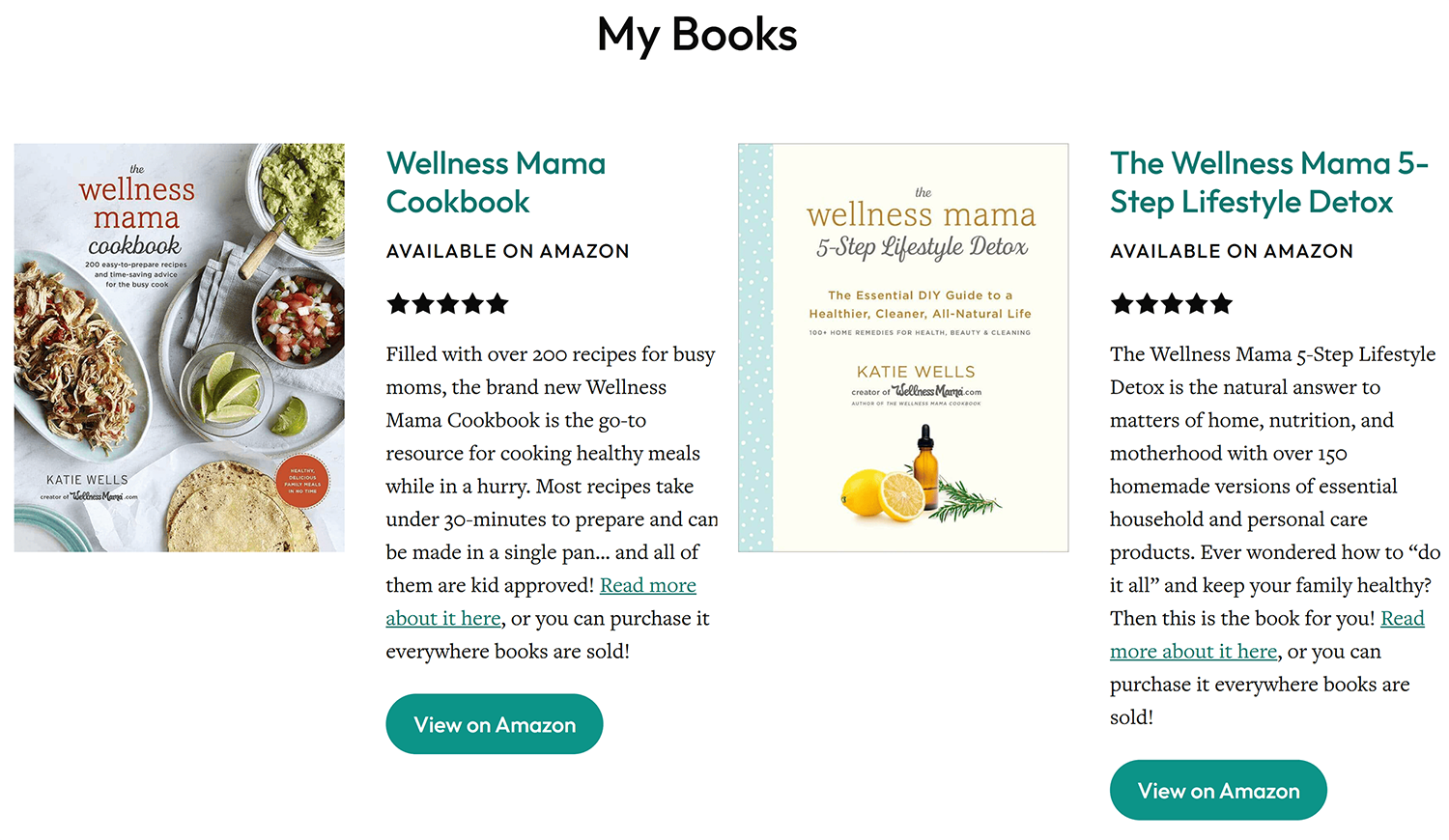 Wellness Mama – Books Wellness Mama Books