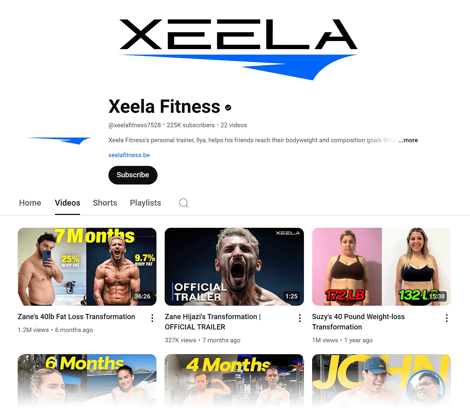 Xeela Youtube Channel