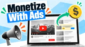 Monetize with YouTube ads