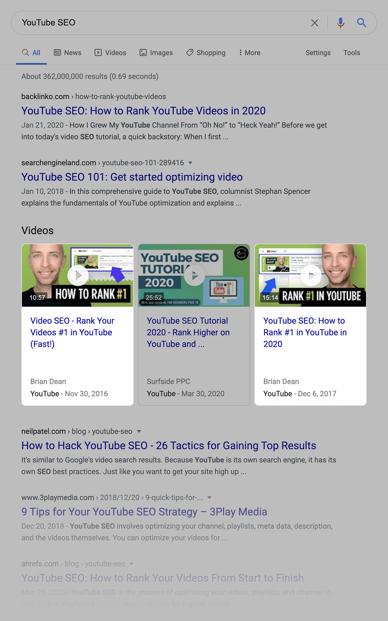 Youtube Seo Serps Videos Scaled