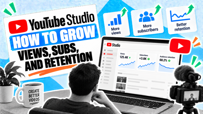 YouTube Studio: How to grow views, subs, and retention